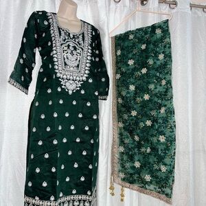 Organza salwar kameez
